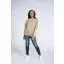 Környakú uniszex pulóver, Gildan GISF000, Sand-2XL