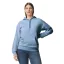Softstyle kapucnis pulóver kenguruzsebbel, Gildan GISF500, Stone Blue-XL