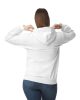Softstyle kapucnis pulóver kenguruzsebbel, Gildan GISF500, White-S