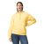 Softstyle kapucnis pulóver kenguruzsebbel, Gildan GISF500, Yellow Haze-2XL