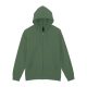 Gildan Softstlye Midweight cipzáros - kapucnis pulóver GISF600, Military Green-4XL