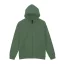 Gildan Softstlye Midweight cipzáros - kapucnis pulóver GISF600, Military Green-S