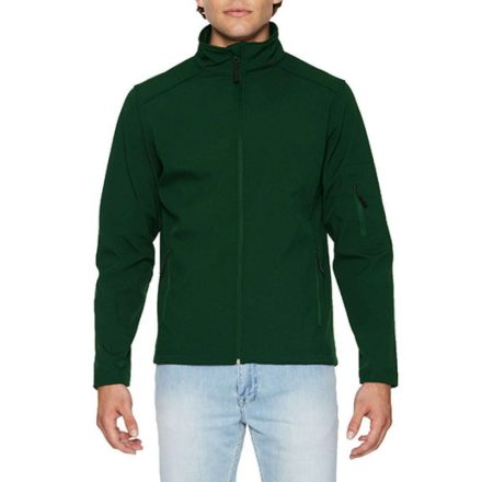 Gildan GISS800 softshell dzseki, Forest Green R