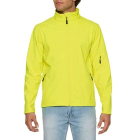   Hammer uniszex softshell dzseki, Gildan GISS800, Safety Green-S