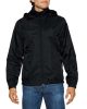 Hammer rejtett kapucnis unisex széldzseki , Gildan GIWR800, Black-S