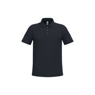 IB200 galléros férfi sportpóló, Ideal Navy-XS