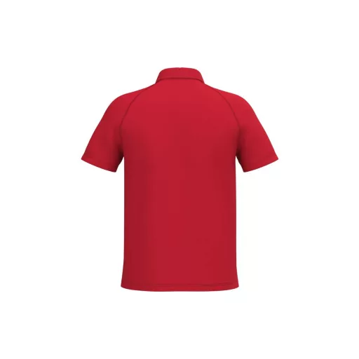 IB200 galléros férfi sportpóló, Ideal Red-4XL