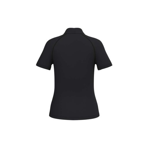 IB201 Női galléros sportpóló, Ideal Black-XS