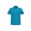 IB295 férfi galléros pamut piké póló, Ideal Atoll Blue-L