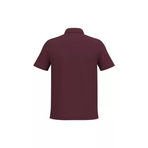 IB295 férfi galléros pamut piké póló, Ideal Burgundy-M