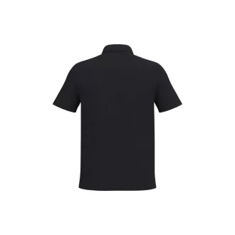 IB295 férfi galléros pamut piké póló, Ideal Black-XS