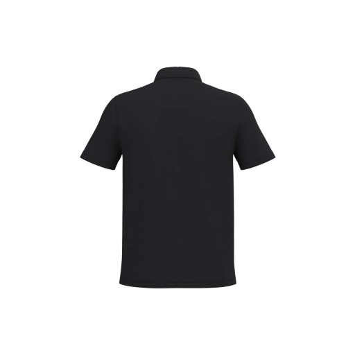 IB295 férfi galléros pamut piké póló, Ideal Black-XS