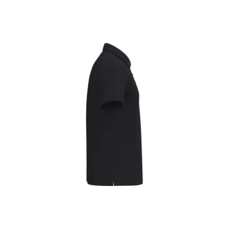 IB295 férfi galléros pamut piké póló, Ideal Black-XS