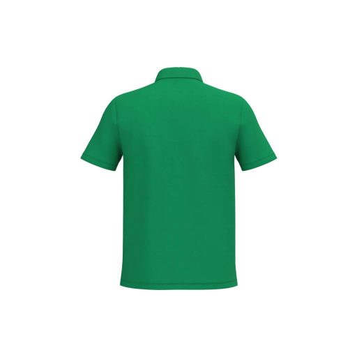 IB295 férfi galléros pamut piké póló, Ideal Kelly Green-S