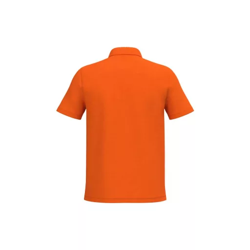 IB295 férfi galléros pamut piké póló, Ideal Orange-M