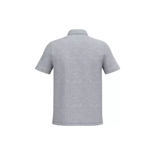 IB295 férfi galléros pamut piké póló, Ideal Oxford Grey-4XL