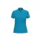IB296 Női galléros pamut piké póló, Ideal Atoll Blue-S