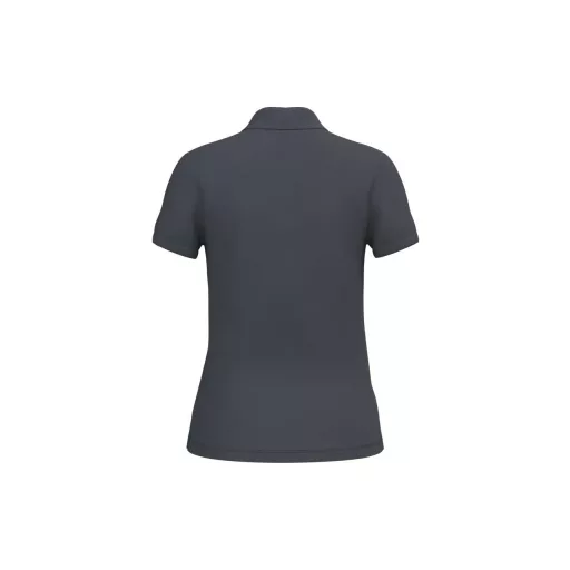 IB296 Női galléros pamut piké póló, Ideal Dark Grey-M