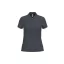 IB296 Női galléros pamut piké póló, Ideal Dark Grey-XL
