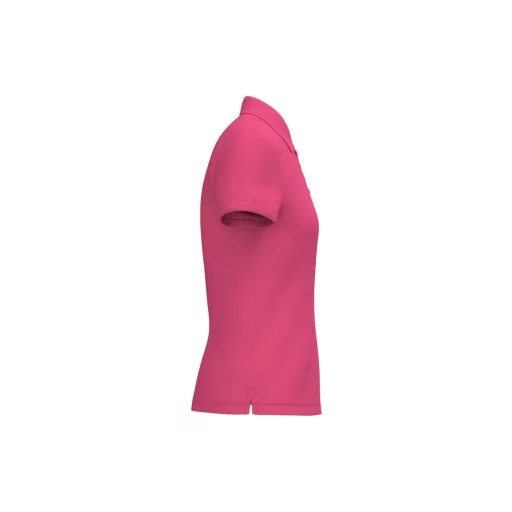IB296 Női galléros pamut piké póló, Ideal Fuchsia-XL