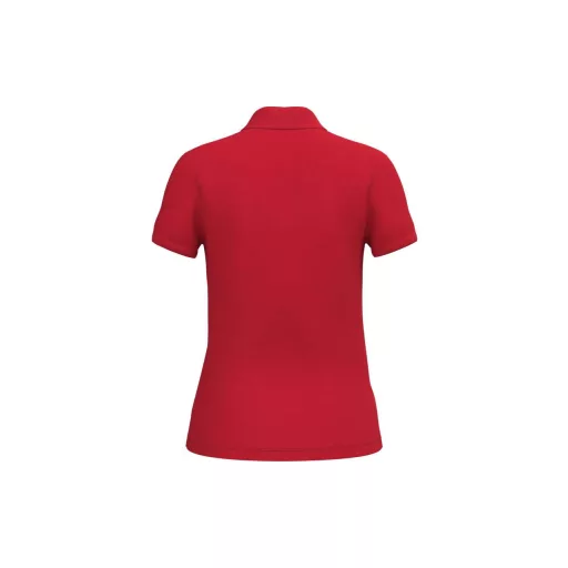 IB296 Női galléros pamut piké póló, Ideal Red-L