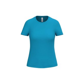   IB301 poliészter MERCURY Női sportpóló, Ideal Atoll Blue-XS