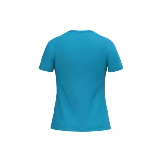   IB311 Ideal 150 egyenes szabású Női pamut póló, Ideal Atoll Blue-XS