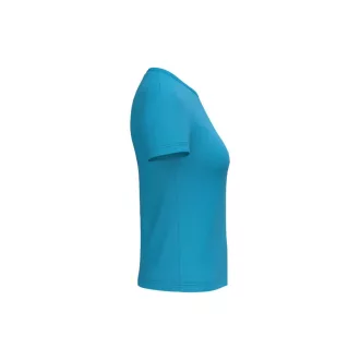   IB311 Ideal 150 egyenes szabású Női pamut póló, Ideal Atoll Blue-XS