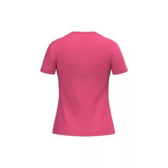   IB311 Ideal 150 egyenes szabású Női pamut póló, Ideal Fuchsia-XS
