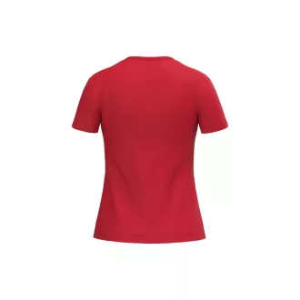   IB311 Ideal 150 egyenes szabású Női pamut póló, Ideal Red-XS