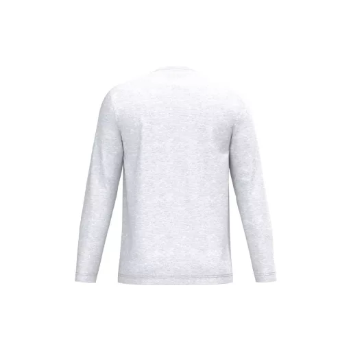 IB313 Unisex Ideal 150 hosszú ujjú pamut póló, Ideal Ash Heather-XL