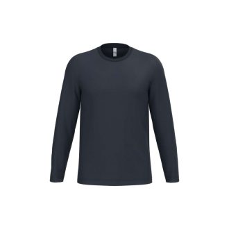   IB313 Unisex Ideal 150 hosszú ujjú pamut póló, Ideal Navy-XS