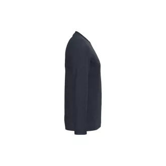   IB313 Unisex Ideal 150 hosszú ujjú pamut póló, Ideal Navy-XS