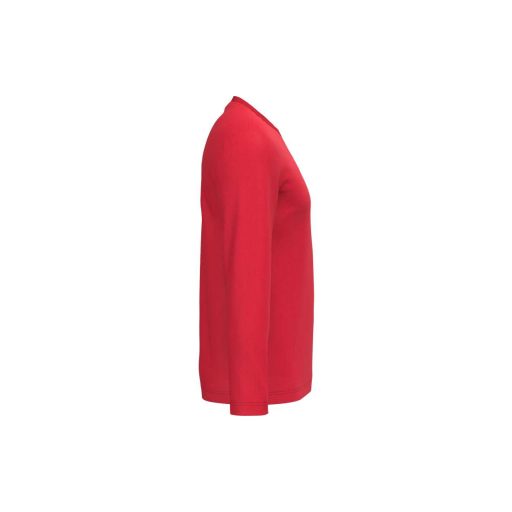 IB313 Unisex Ideal 150 hosszú ujjú pamut póló, Ideal Red-2XL