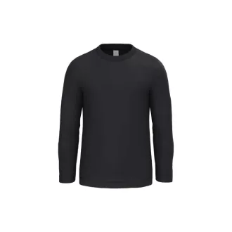   IB314  Ideal 150 hosszú ujjú gyerek pamut póló, Ideal Black-4/6