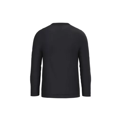 IB314  Ideal 150 hosszú ujjú gyerek pamut póló, Ideal Black-4/6