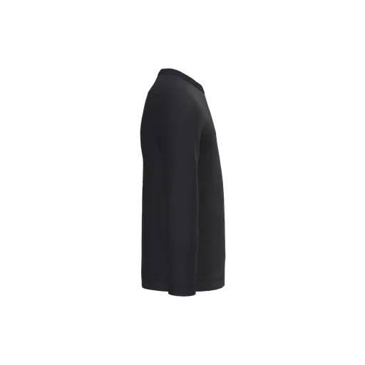 IB314  Ideal 150 hosszú ujjú gyerek pamut póló, Ideal Black-4/6