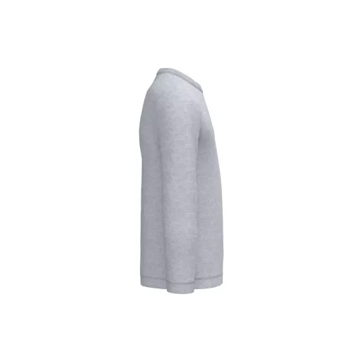 IB314  Ideal 150 hosszú ujjú gyerek pamut póló, Ideal Oxford Grey-6/8