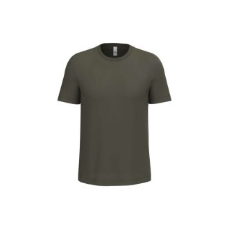   IB320 Ideal 190 rövid ujjú, körkötött férfi pamut póló, Ideal Urban Khaki-XS