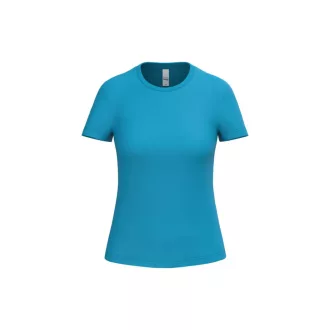   IB321 Ideal 190 rövid ujjú pamut Női póló, Ideal Atoll Blue-XS
