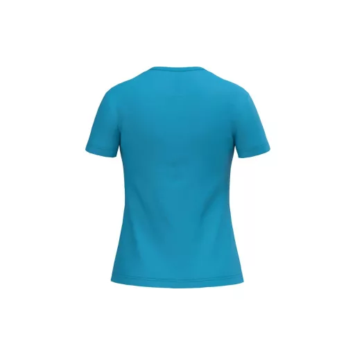 IB321 Ideal 190 rövid ujjú pamut Női póló, Ideal Atoll Blue-XS