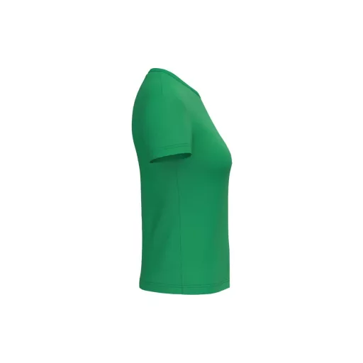 IB321 Ideal 190 rövid ujjú pamut Női póló, Ideal Kelly Green-XS
