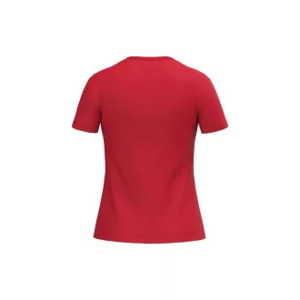 IB321 Ideal 190 rövid ujjú pamut Női póló, Ideal Red-XS