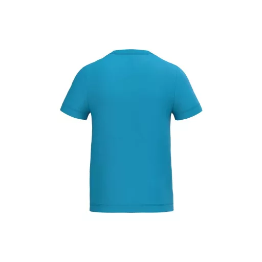 IB322 Ideal 190 gyerek rövid ujjú pamut póló, Ideal Atoll Blue-10/12