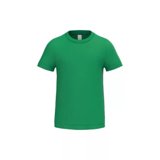   IB322 Ideal 190 gyerek rövid ujjú pamut póló, Ideal Kelly Green-4/6
