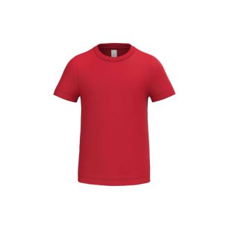   IB322 Ideal 190 gyerek rövid ujjú pamut póló, Ideal Red-4/6