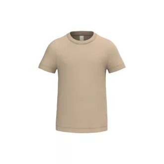   IB322 Ideal 190 gyerek rövid ujjú pamut póló, Ideal Sand-4/6