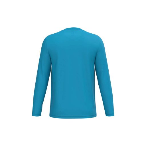 IB323 Ideal 190 unisex hosszú ujjú, körkötött pamut póló, Ideal Atoll Blue-M