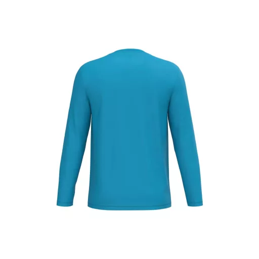 IB323 Ideal 190 unisex hosszú ujjú, körkötött pamut póló, Ideal Atoll Blue-XL