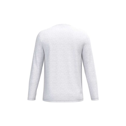 IB323 Ideal 190 unisex hosszú ujjú, körkötött pamut póló, Ideal Ash Heather-S